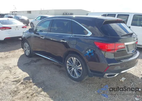 2017 Acura Mdx Technology Package z USA, uszkodzony, nr VIN 5FRYD3H57HB006320